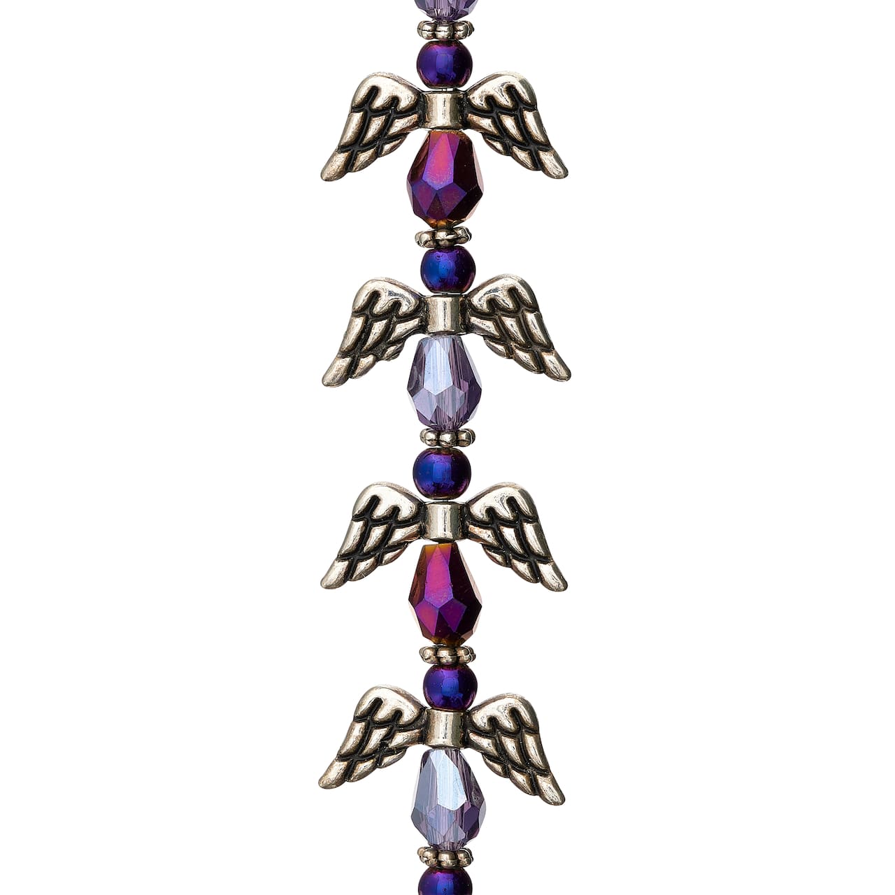 12 Pack: Glass & Metal Angel Beads by Bead Landing™